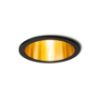 ORCO süllyesztett lámpa fekete/aranysárga 230V LED GU10 9W