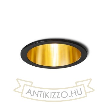 ORCO süllyesztett lámpa fekete/aranysárga 230V LED GU10 9W