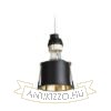 ORCO süllyesztett lámpa fekete/aranysárga 230V LED GU10 9W