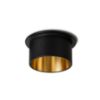 ORTA süllyesztett lámpa fekete/aranysárga 230V LED GU10 9W