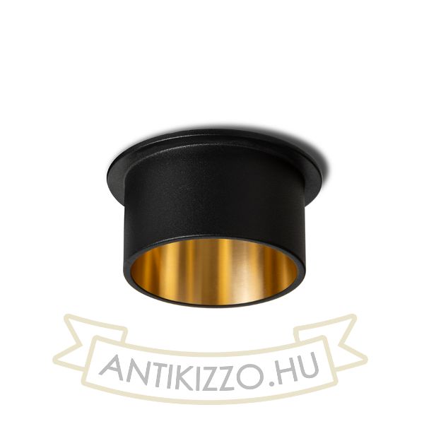 ORTA süllyesztett lámpa fekete/aranysárga 230V LED GU10 9W