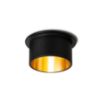 ORTA süllyesztett lámpa fekete/aranysárga 230V LED GU10 9W