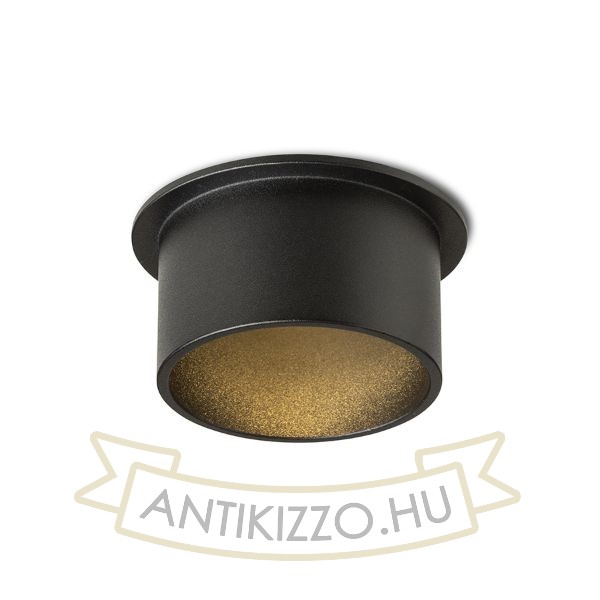 ORTA süllyesztett lámpa fekete 230V LED GU10 9W