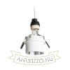 ORTA süllyesztett lámpa fehér alumínium 230V LED GU10 9W