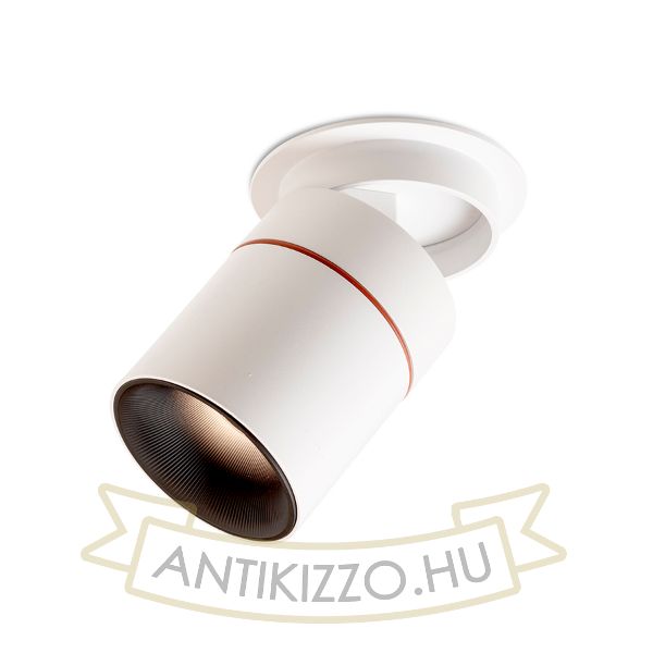 AUGUSTA süllyesztett lámpa fehér/fekete  230V LED 12W 36°  3000K