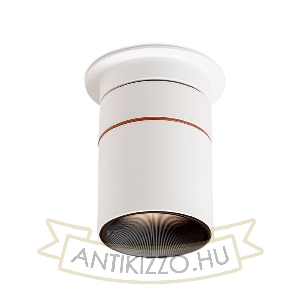 AUGUSTA süllyesztett lámpa fehér/fekete  230V LED 12W 36°  3000K