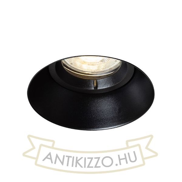 IPSO R IP65 süllyesztett lámpa fekete 230V LED GU10 9W IP65