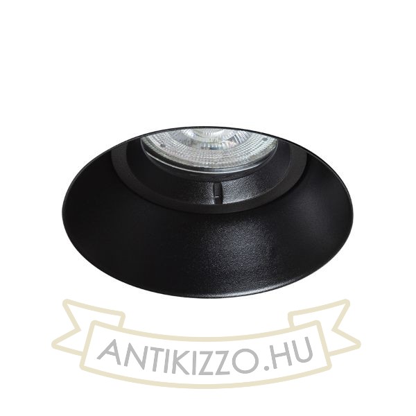 IPSO R IP65 süllyesztett lámpa fekete 230V LED GU10 9W IP65