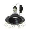 IPSO R IP65 süllyesztett lámpa fekete 230V LED GU10 9W IP65
