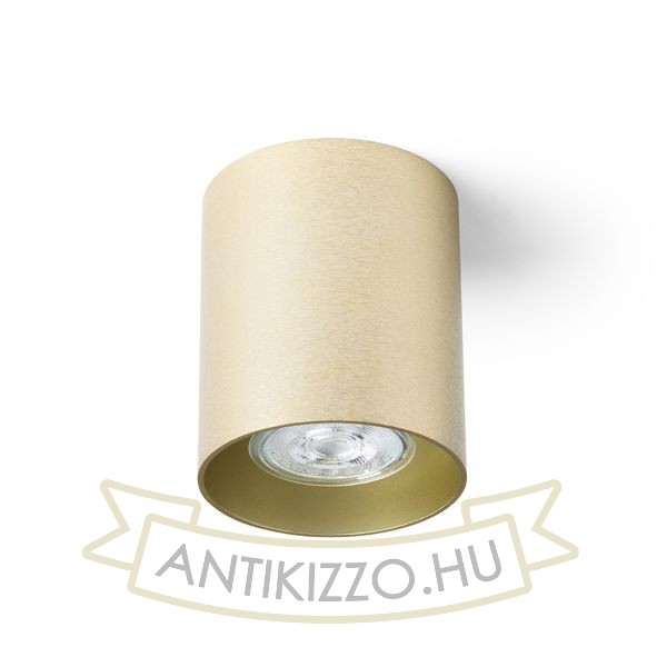 MANTOVA I mennyezeti lámpa szálcsiszolt sárgaréz 230V LED GU10 7W
