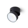 FLAVIO R felületre szerelhető fekete 230V LED 6W 110° IP54 3000K