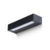 ASTER 25 fali lámpa fekete tej akril 230V LED 2x6W IP65 3000K