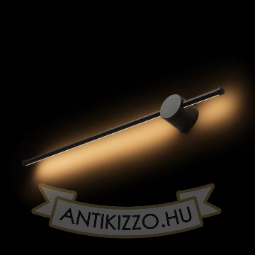 BEEM 80 fali lámpa feketésszürke tej akril 230V LED 14W 120° IP54  3000K