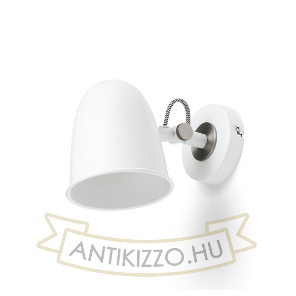 DANNY fali lámpa fehér matt nikkel 230V LED E14 5W