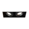 ELECTRA II GU10 frameless fekete 230V LED GU10 8W