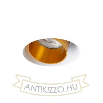 DAYTONA dönthető lámpa gipsz/szálcsiszolt sárgaréz 230V LED GU10 8W
