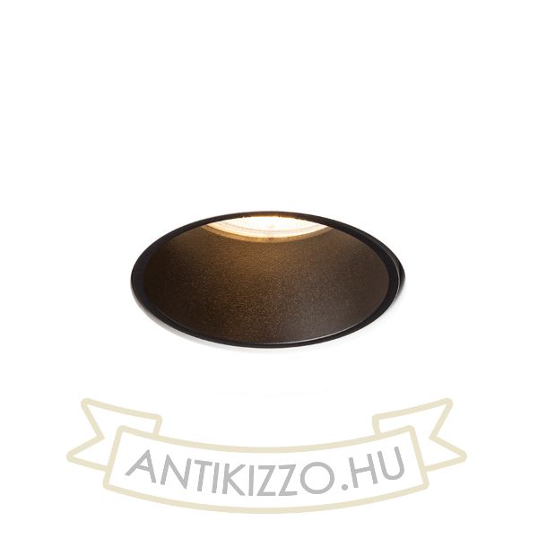 DAYTONA rögzített lámpa gipsz/fekete 230V LED GU10 8W