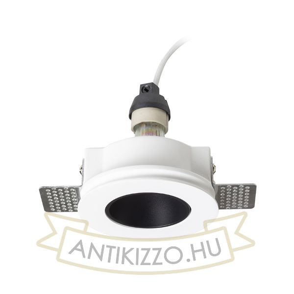 DAYTONA rögzített lámpa gipsz/fekete 230V LED GU10 8W