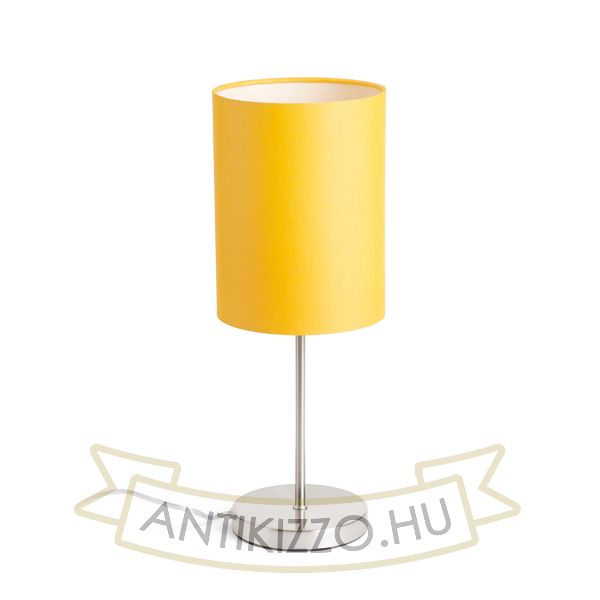 NYC/RON 15/20 asztali lámpa Chintz sárgabarack/matt nikkel 230V LED E27 15W