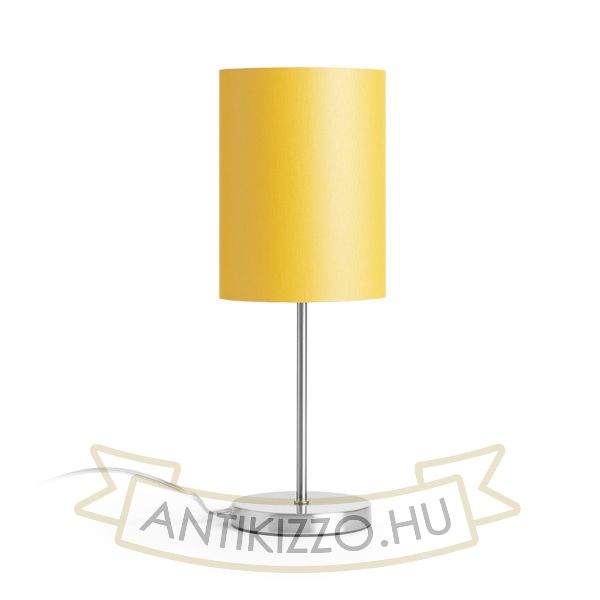 NYC/RON 15/20 asztali lámpa Chintz sárgabarack/króm 230V LED E27 15W