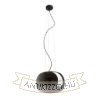 AMANDA függő lámpa matt fekete füstös üveg 230V LED E27 3x15W