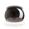 AMANDA mennyezeti lámpa matt fekete füstös üveg 230V LED E27 3x15W