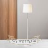 EMMETT állólámpa talapzat fehér króm 230V LED E27 15W