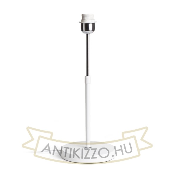 EMMETT asztali lámpatest fehér króm 230V LED E27 15W