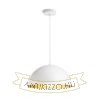 GLADYS 40 függő lámpa fekete/fehér 230V LED E27 30W