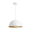 GLADYS 40 függő lámpa fekete/fehér 230V LED E27 30W
