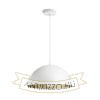 GLADYS 40 függő lámpa fehér/aranysárga 230V LED E27 30W