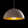 GLADYS 40 függő lámpa fehér/aranysárga 230V LED E27 30W