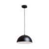 GLADYS 30 függő lámpa fekete/fehér  230V LED E27 15W