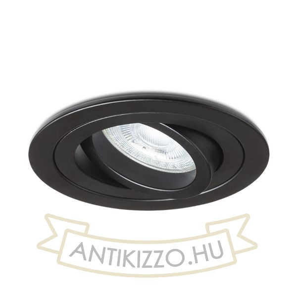 PASADENA GU10 R  süllyesztett lámpa fekete  230V LED GU10 7W