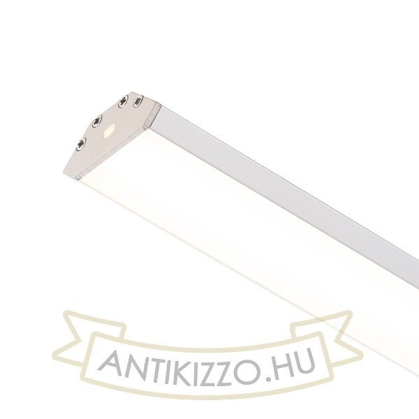 LED PROFILE J felületre szerelhető 1m eloxált alumínium/matt akrilát 