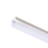 LED PROFILE H felületre szerelhető 1m eloxált alumínium/matt akrilát 