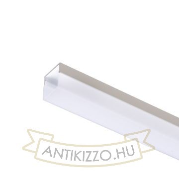 LED PROFILE H felületre szerelhető 1m fehér matt akrilát/alumínium 