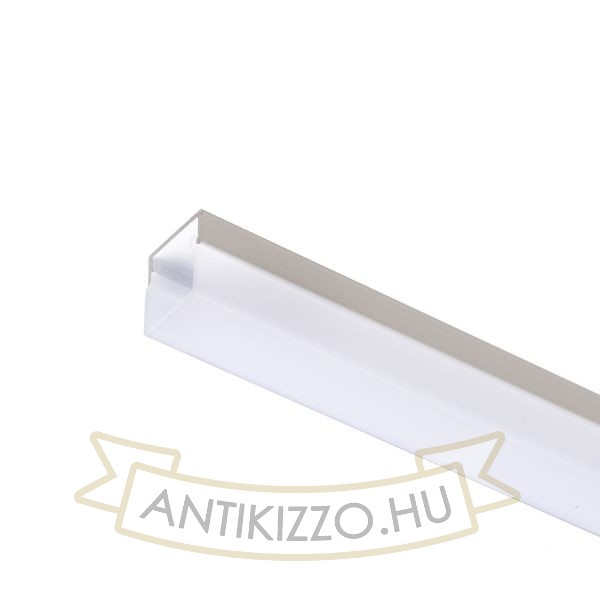 LED PROFILE H felületre szerelhető 1m fehér matt akrilát/alumínium 