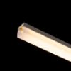 LED PROFILE H felületre szerelhető 1m fehér matt akrilát/alumínium 