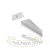 LED PROFILE G felületre szerelhető 1m eloxált alumínium/matt akrilát 