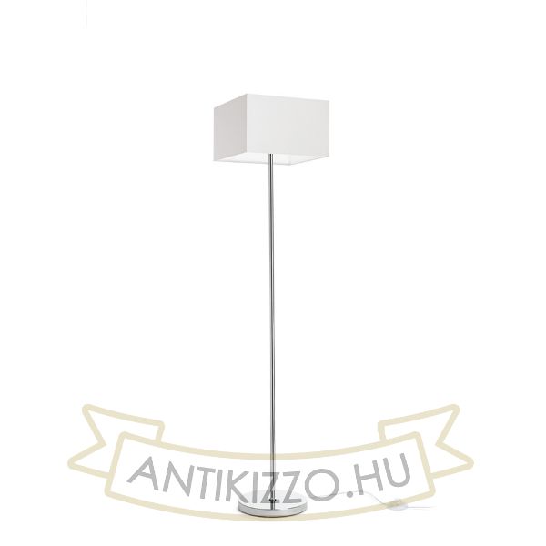NYC/TEMPO 30/19 állólámpa  Polycotton fehér/króm 230V LED E27 15W