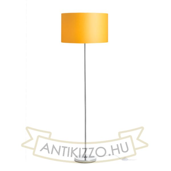 NYC/RON 40/25 állólámpa  Chintz sárgabarack/króm 230V LED E27 15W