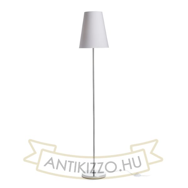 NYC/CONNY 25 állólámpa  Polycotton fehér/króm 230V LED E27 15W