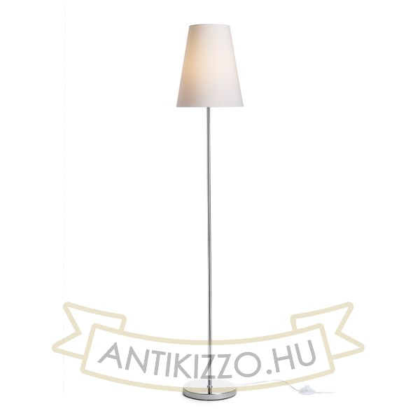 NYC/CONNY 25 állólámpa  Polycotton fehér/króm 230V LED E27 15W