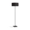CORTINA/JAKARANDA állólámpa fekete/fekete textil/fém 230V LED E27 15W