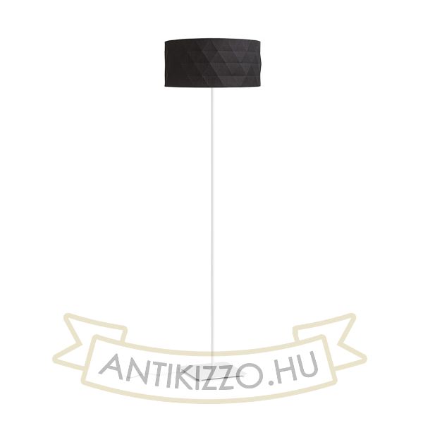 CORTINA/JAKARANDA állólámpa fekete/fehér textil/fém 230V LED E27 15W