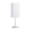 NYC/TEMPO 15/30 asztali lámpa  Polycotton fehér/nikkel 230V LED E27 15W