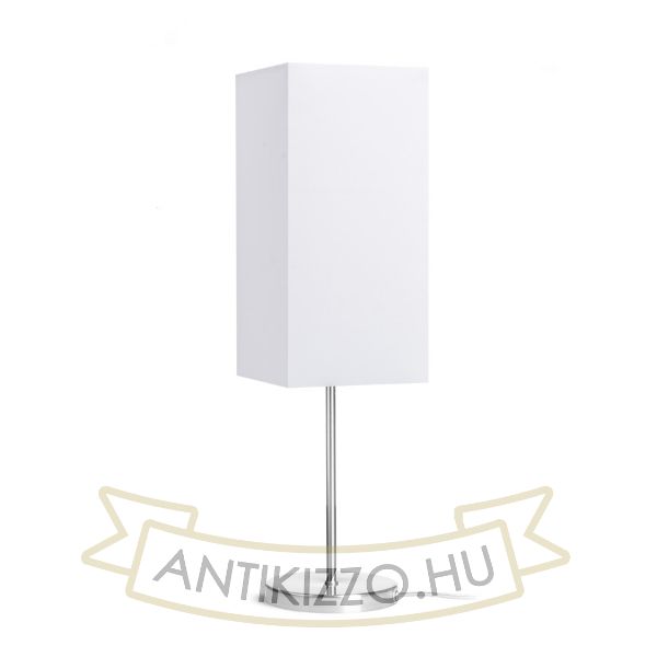 NYC/TEMPO 15/30 asztali lámpa  Polycotton fehér/nikkel 230V LED E27 15W