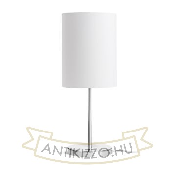 NYC/RON 15/20 asztali lámpa  Monaco petróleum kék/ezüst PVC/nikkel 230V LED E27 15W