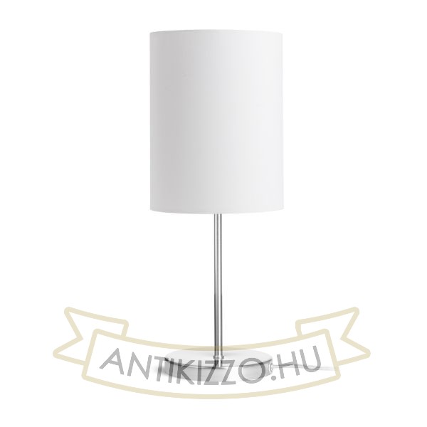 NYC/RON 15/20 asztali lámpa  Monaco petróleum kék/ezüst PVC/króm 230V LED E27 15W